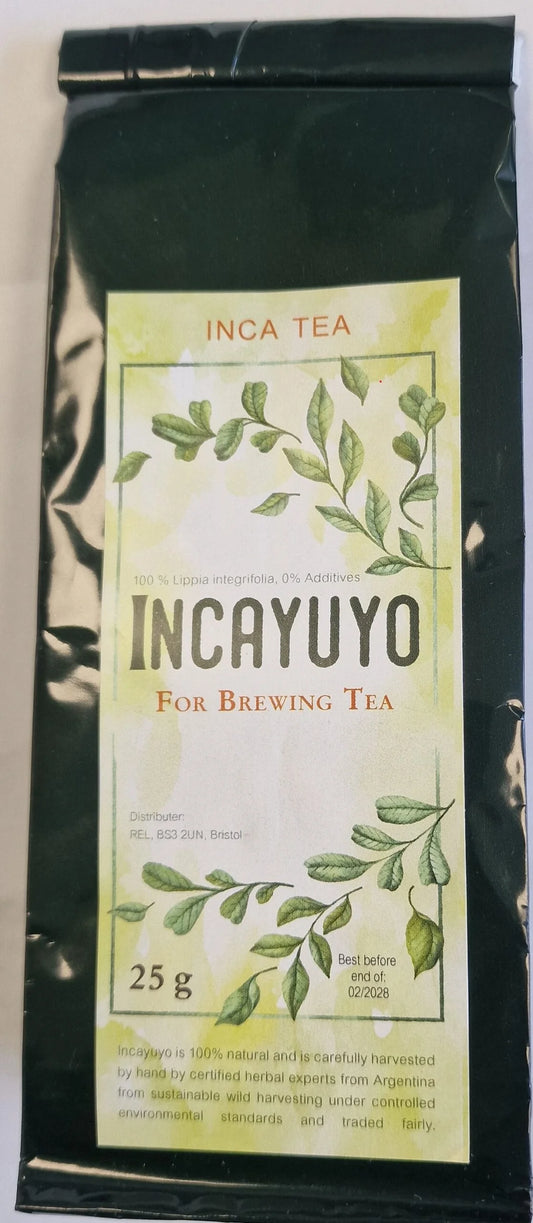 INCAYUYO HERBAL BLEND 25g -FROM THE MAKERS OF MELLOW YELLOW & KNASTER TOBACCO ALTERNATIVES