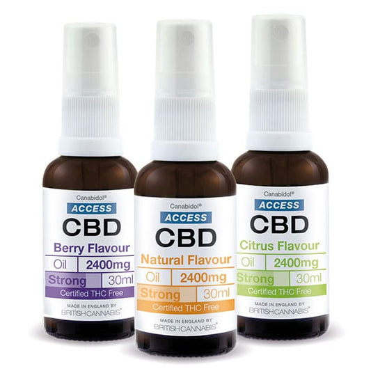 ACCESS CBD - 2400mg CBD OIL 30ml - BROAD SPECTRUM SPRAY BOTTLES