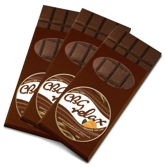 CBG RELAX 1000mg CBG CHOCOLATE - MULTIPLE VARIETIES