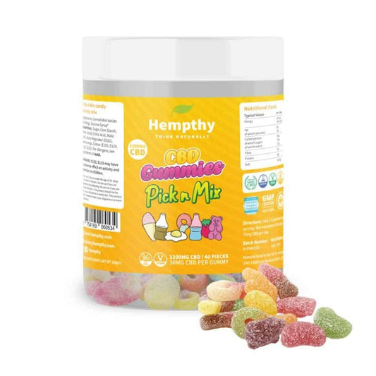 HEMPTHY CBD 1200mg FIZZY PICK N MIX GUMMIES