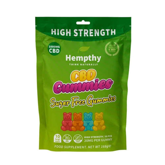 HEMPTHY CBD SUGAR FREE GUMMIES 1000mg