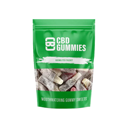 CBD ASYLUM 600mg CBD FIZZY COLA GUMMIES