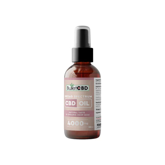 BULLET CBD 4000mg BROAD SPECTRUM CBD OIL SPRAY - 50ml