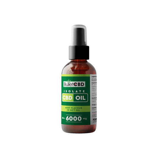 BULLET CBD 6000mg CBD OIL SPRAY - PURE MINT 30ml