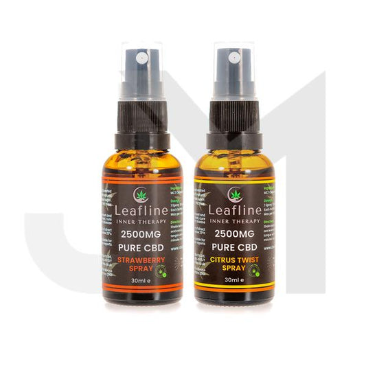 CBD LEAFLINE 2500mg CBD MCT OIL SPRAY - STRAWBERRY OR CITRUS