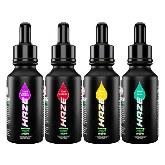 HAZE CBD OIL DROPS 6000mg - 30ml BOTTLE (20%)