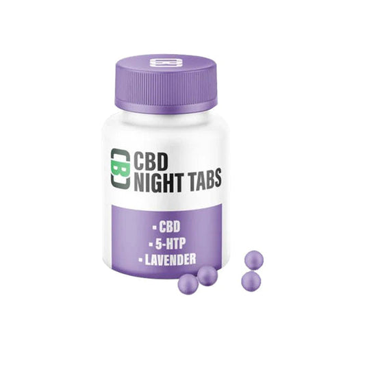 CBD ASYLUM 1000mg CBD NIGHT TABLETS - 100 X 10mg TABLETS