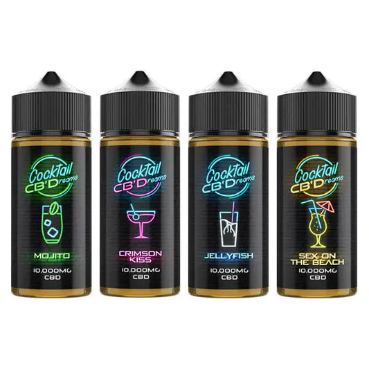 COCKTAIL CBDREAMS CBD E-LIQUID 10,000mg IN 100ml BOTTLE