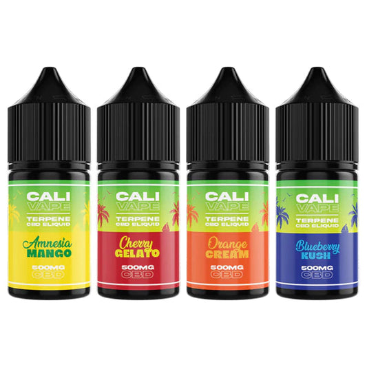 CALI VAPE CBD - 500mg FULL SPECTRUM CBD E-LIQUIDS 10ml