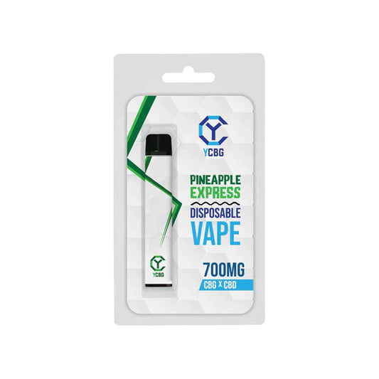 yCBG 700mg CBD & CBG DISPOSABLE VAPE - CHOOSE FLAVOUR