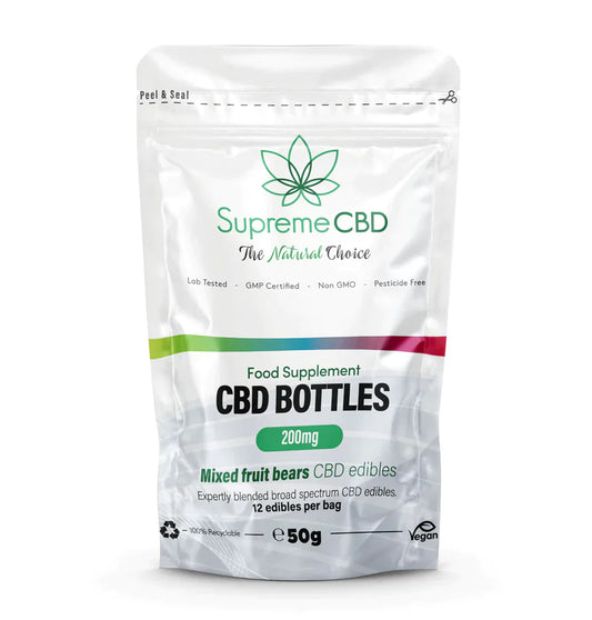 SUPREME CBD 200mg GUMMY BOTTLES