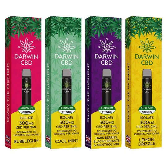 DARWIN CBD 300mg CBD DISPOSABLE VAPE