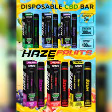 HAZE BAR 300mg FRUITS CBD DISPOSABLE